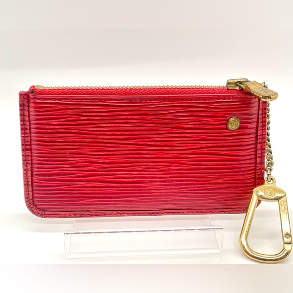 EUC LOUIS VUITTON ATELIER Red Epi Leather Pochette Clés Key Pouch - Picture 2 of 8